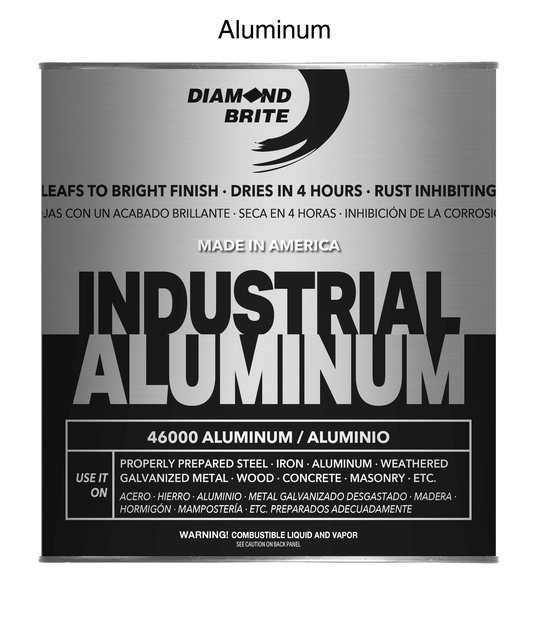 Diamond Brite Industrial Aluminum product packaging on a white background